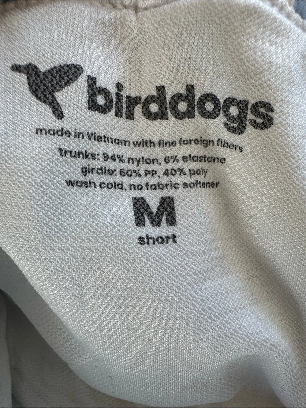 Birddogs 3 in 1 Swim Shorts Blue White Stripes Bird Print Short Summer Outdoor